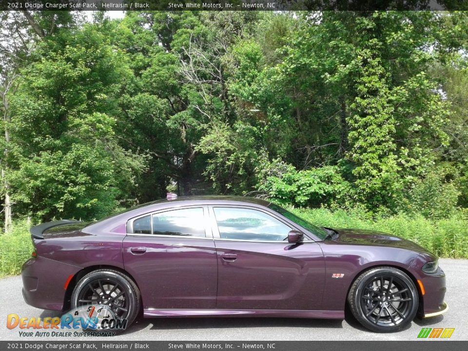 2021 Dodge Charger Scat Pack Hellraisin / Black Photo #5