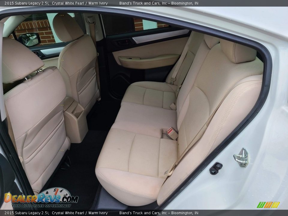 Rear Seat of 2015 Subaru Legacy 2.5i Photo #25