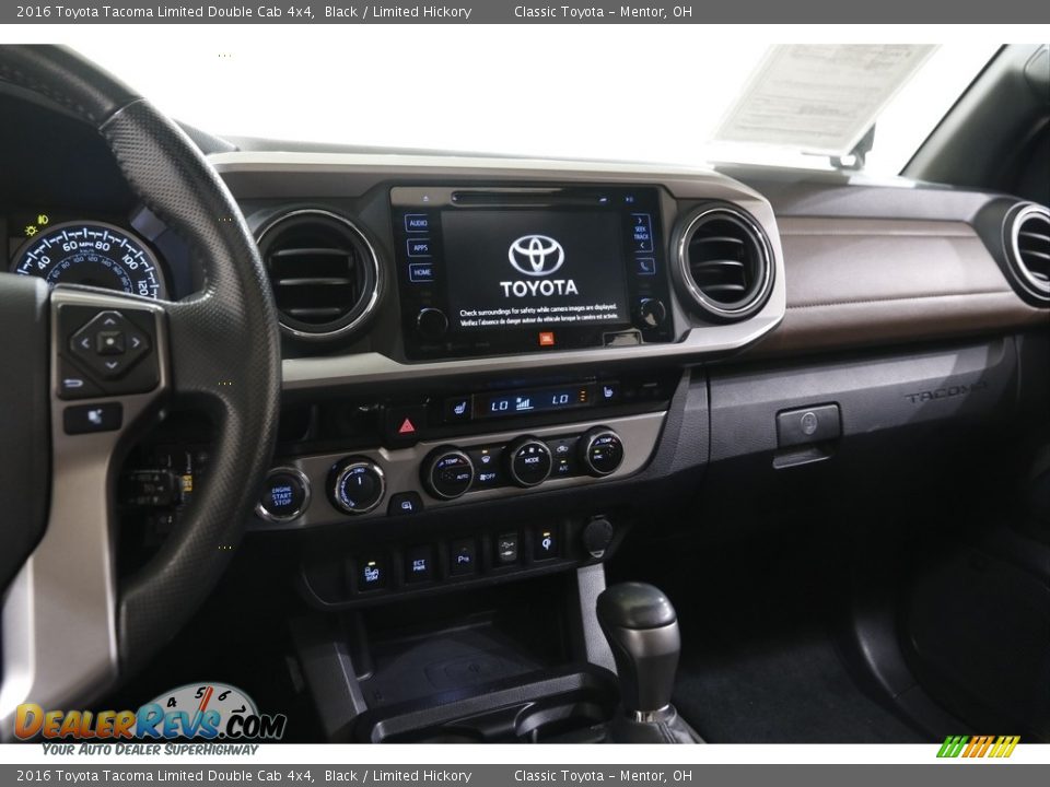2016 Toyota Tacoma Limited Double Cab 4x4 Black / Limited Hickory Photo #9