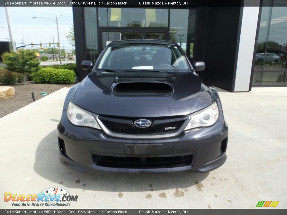 2014 Subaru Impreza WRX 4 Door Dark Gray Metallic / Carbon Black Photo #2
