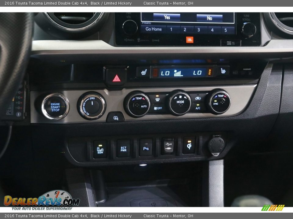 Controls of 2016 Toyota Tacoma Limited Double Cab 4x4 Photo #14