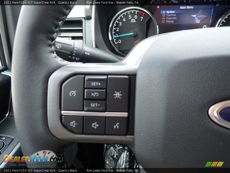 2021 Ford F150 XLT SuperCrew 4x4 Guard / Black Photo #21