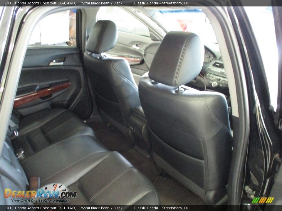 2011 Honda Accord Crosstour EX-L 4WD Crystal Black Pearl / Black Photo #19