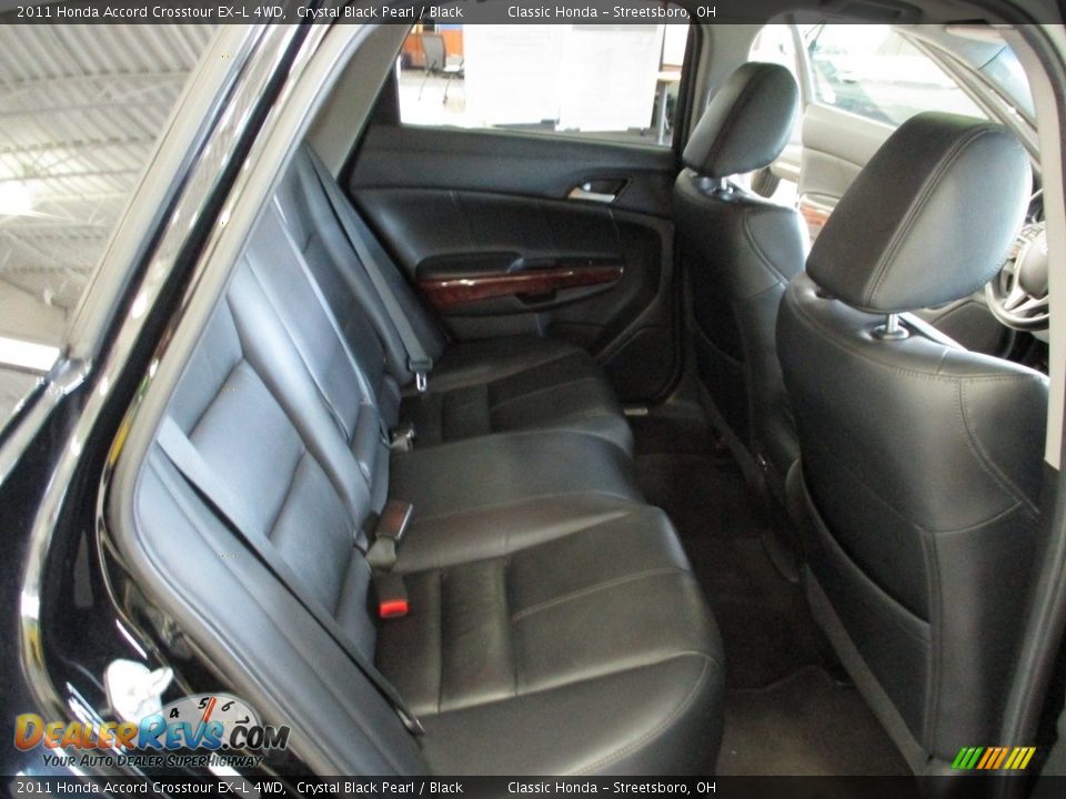 2011 Honda Accord Crosstour EX-L 4WD Crystal Black Pearl / Black Photo #20
