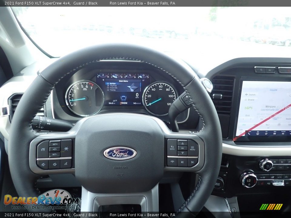 2021 Ford F150 XLT SuperCrew 4x4 Guard / Black Photo #23