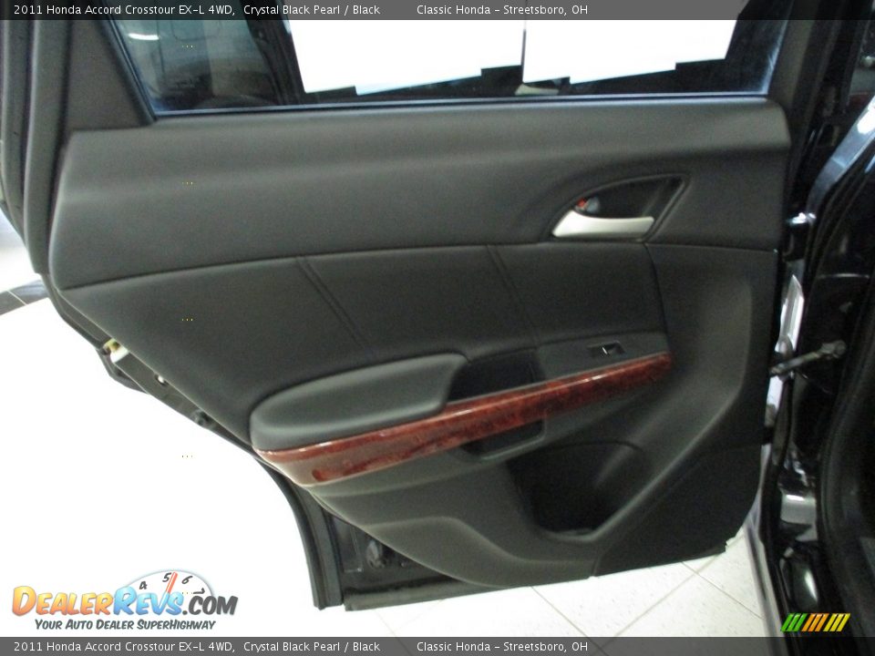 2011 Honda Accord Crosstour EX-L 4WD Crystal Black Pearl / Black Photo #23