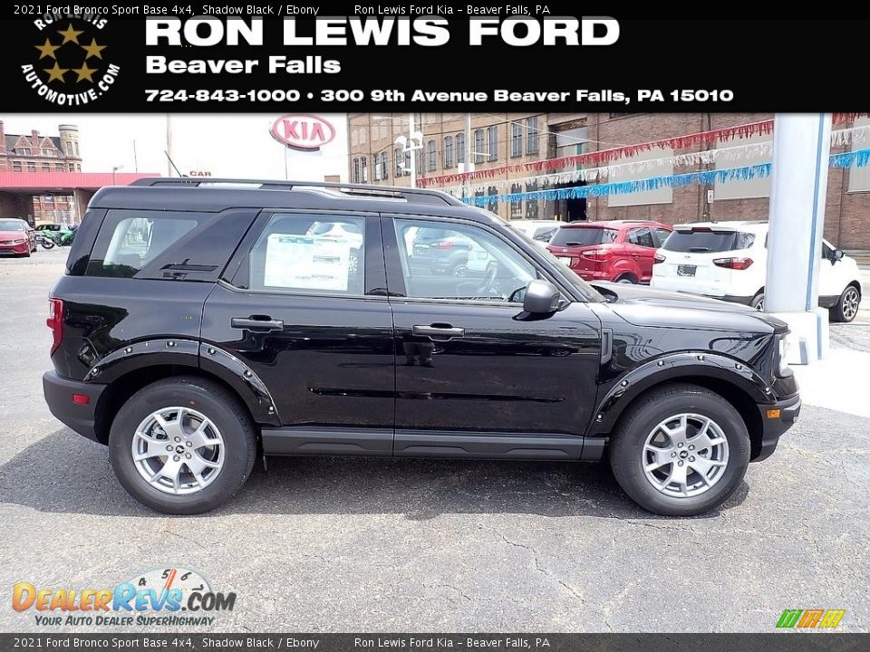 2021 Ford Bronco Sport Base 4x4 Shadow Black / Ebony Photo #1