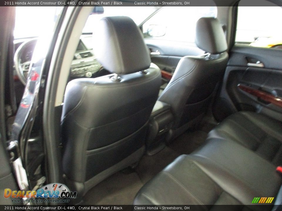 2011 Honda Accord Crosstour EX-L 4WD Crystal Black Pearl / Black Photo #24