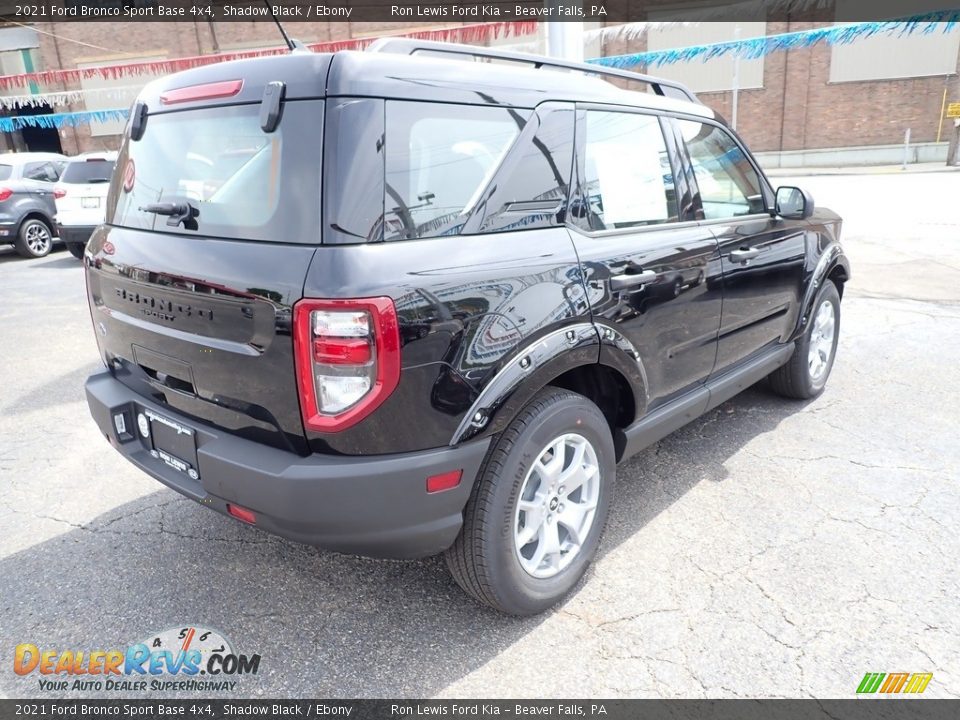 2021 Ford Bronco Sport Base 4x4 Shadow Black / Ebony Photo #2