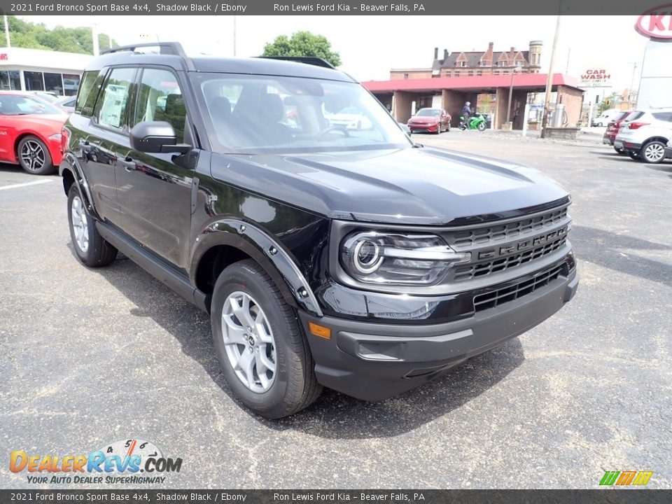 2021 Ford Bronco Sport Base 4x4 Shadow Black / Ebony Photo #3