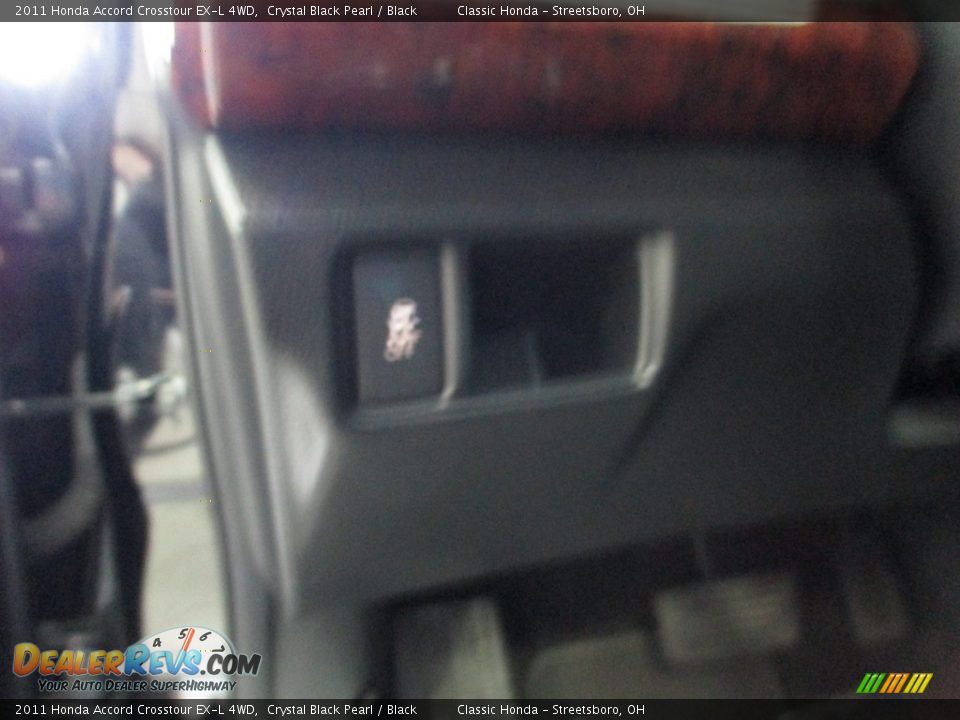 2011 Honda Accord Crosstour EX-L 4WD Crystal Black Pearl / Black Photo #29