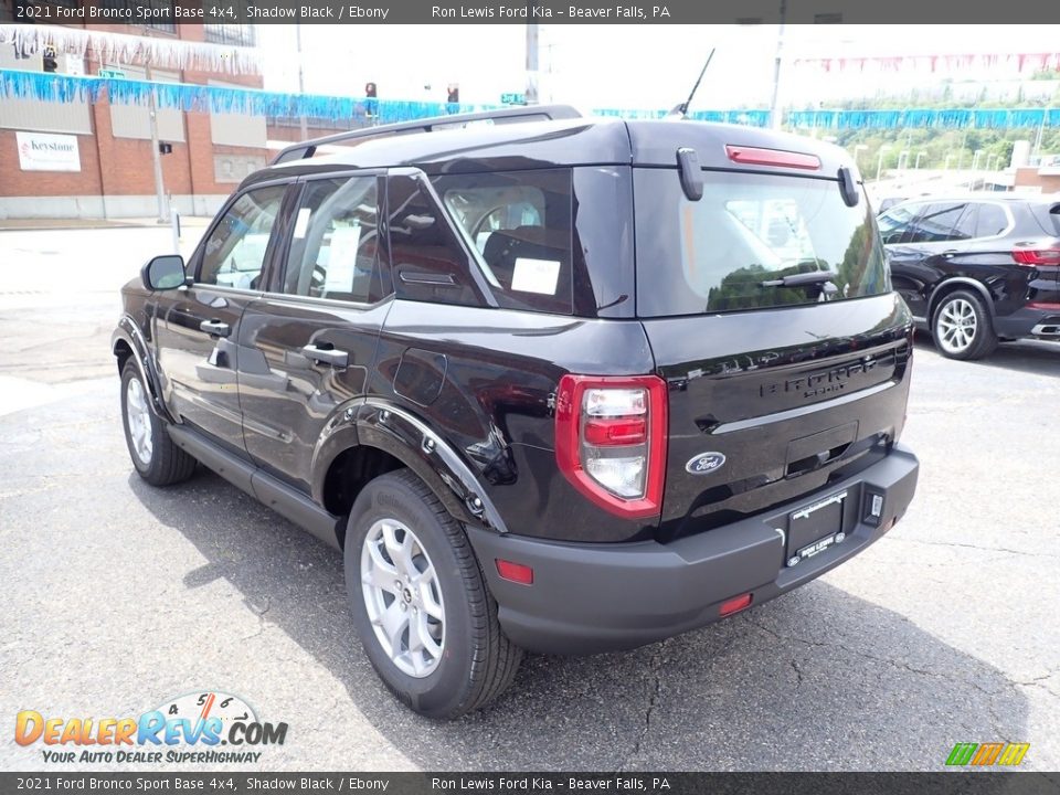 2021 Ford Bronco Sport Base 4x4 Shadow Black / Ebony Photo #7