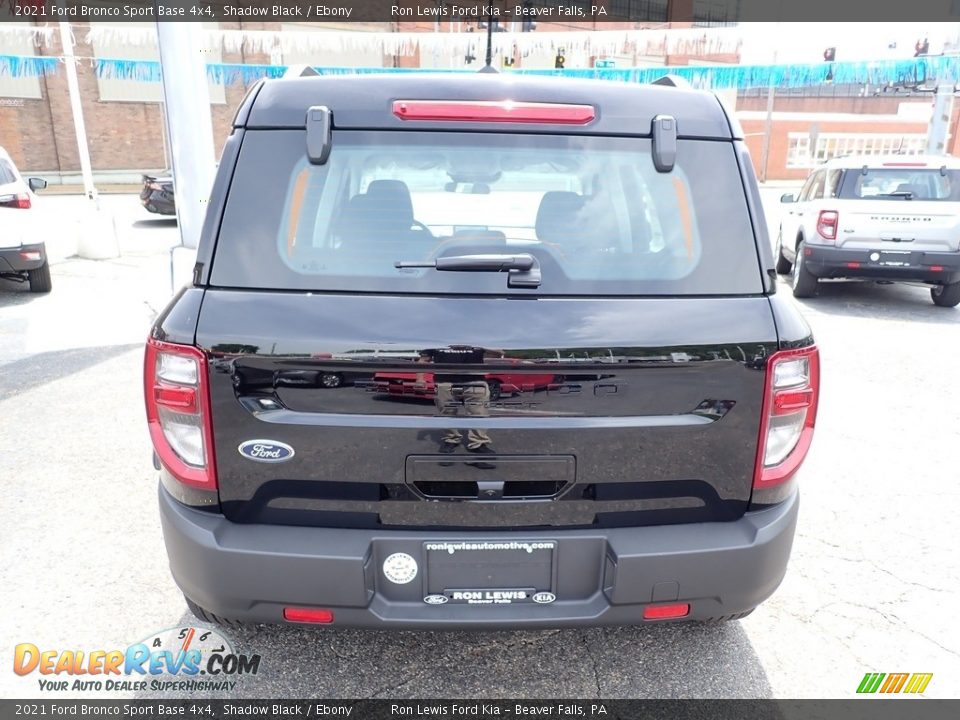 2021 Ford Bronco Sport Base 4x4 Shadow Black / Ebony Photo #8