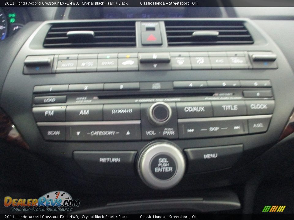 2011 Honda Accord Crosstour EX-L 4WD Crystal Black Pearl / Black Photo #34
