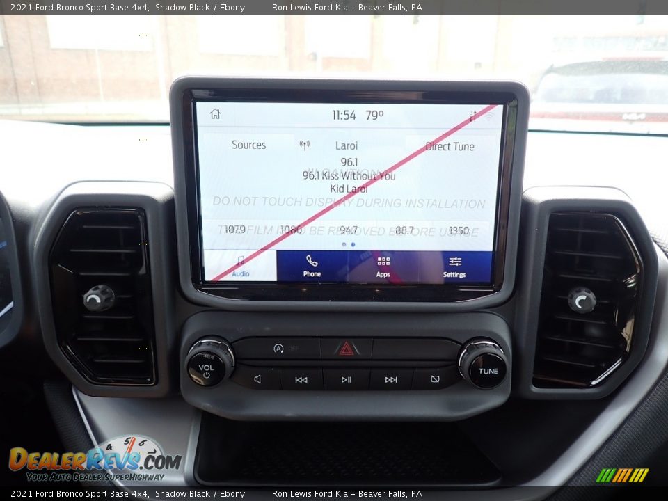 2021 Ford Bronco Sport Base 4x4 Shadow Black / Ebony Photo #16