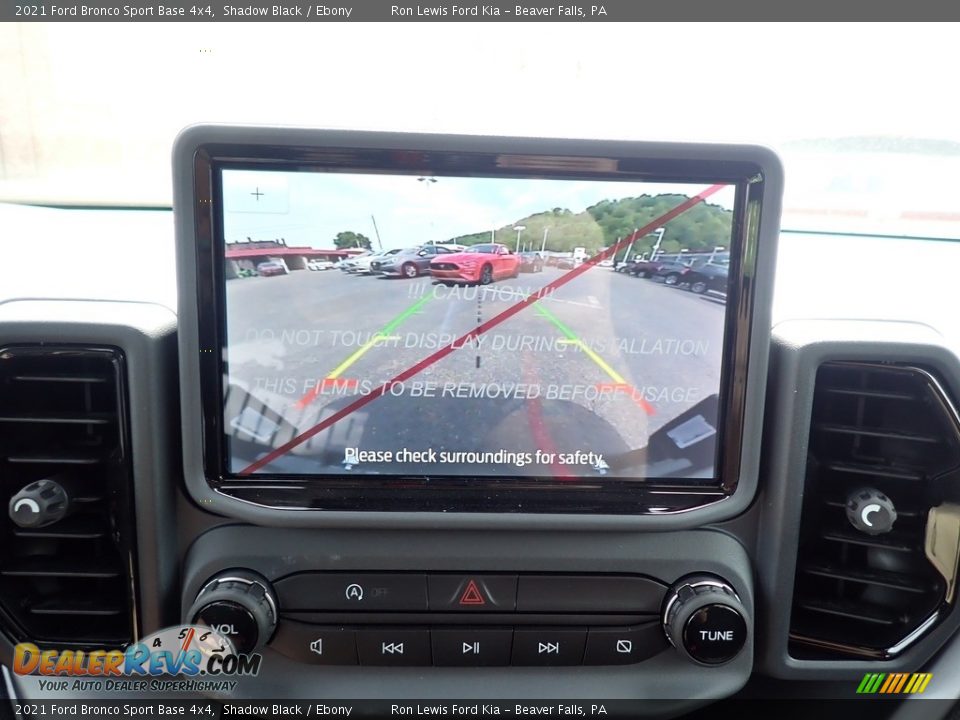 2021 Ford Bronco Sport Base 4x4 Shadow Black / Ebony Photo #17