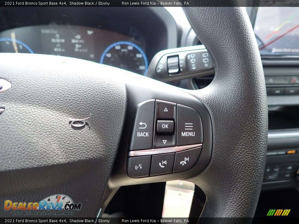 2021 Ford Bronco Sport Base 4x4 Shadow Black / Ebony Photo #18