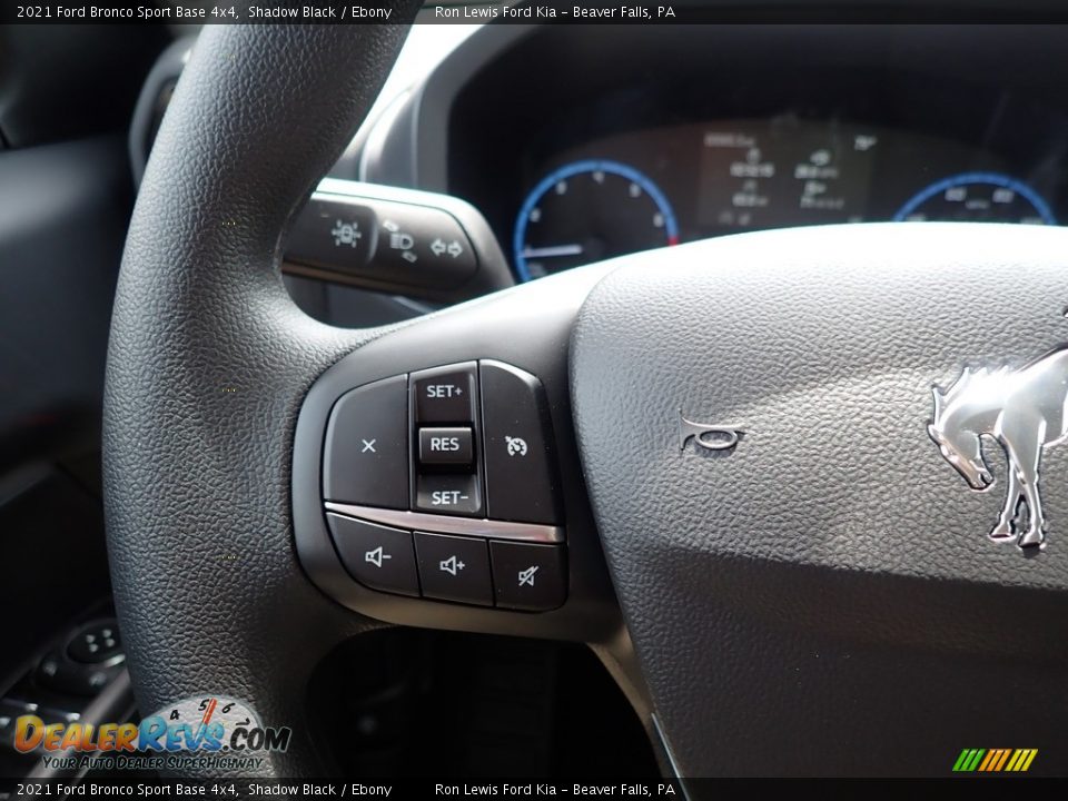 2021 Ford Bronco Sport Base 4x4 Shadow Black / Ebony Photo #19