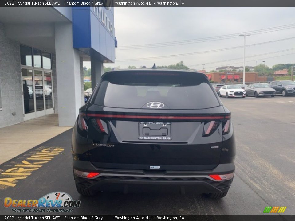 2022 Hyundai Tucson SEL AWD Phantom Black / Gray Photo #3