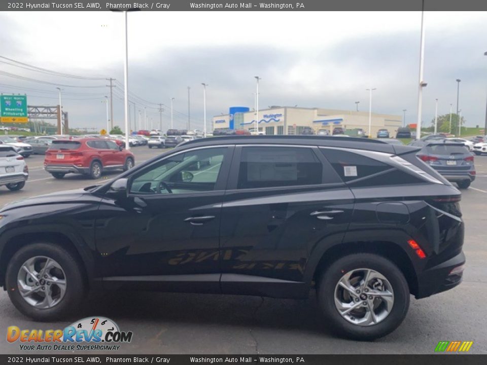 2022 Hyundai Tucson SEL AWD Phantom Black / Gray Photo #4