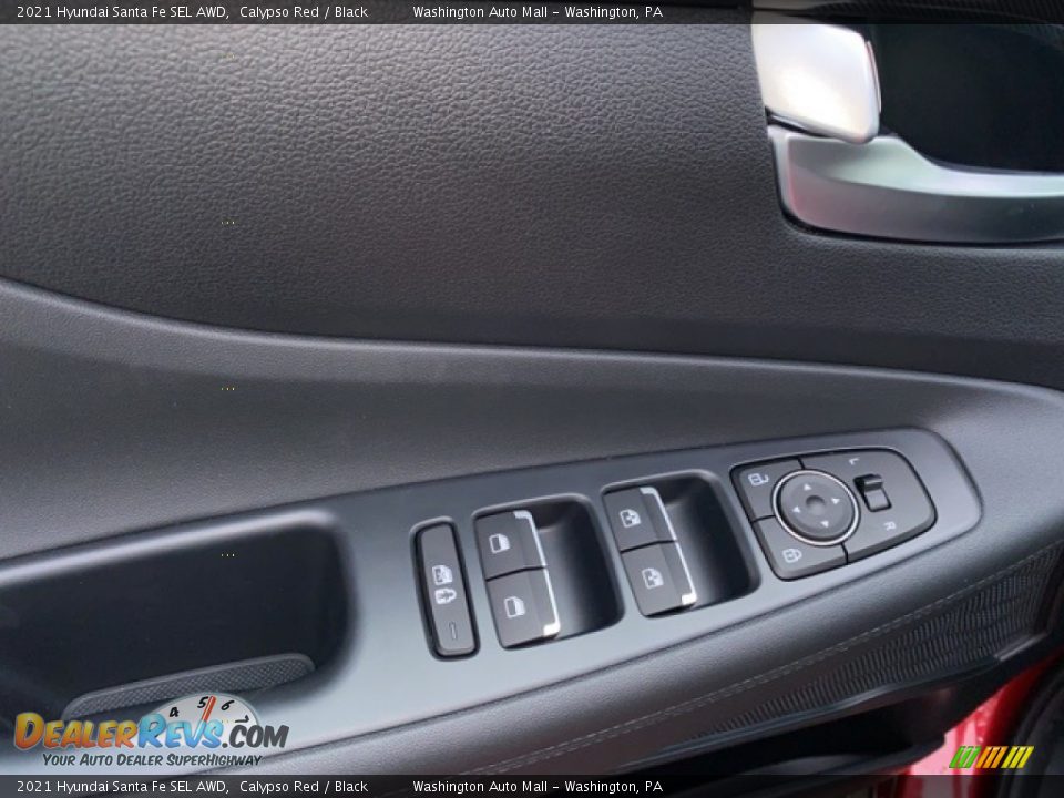 2021 Hyundai Santa Fe SEL AWD Calypso Red / Black Photo #5