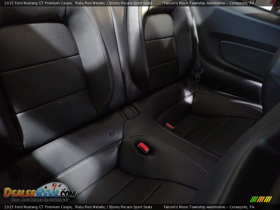 2015 Ford Mustang GT Premium Coupe Ruby Red Metallic / Ebony Recaro Sport Seats Photo #12