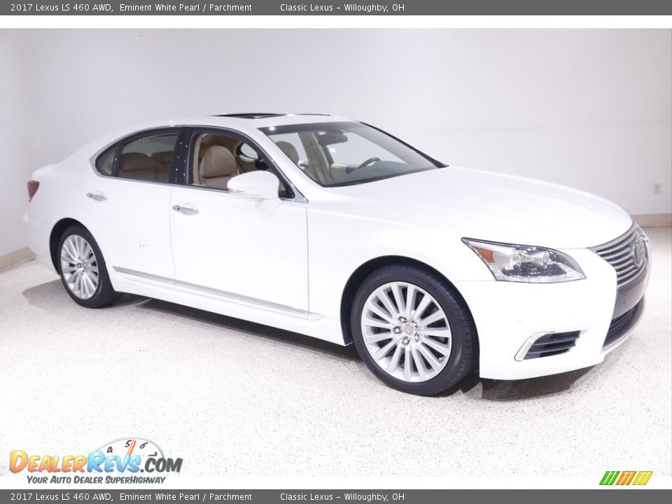 2017 Lexus LS 460 AWD Eminent White Pearl / Parchment Photo #1