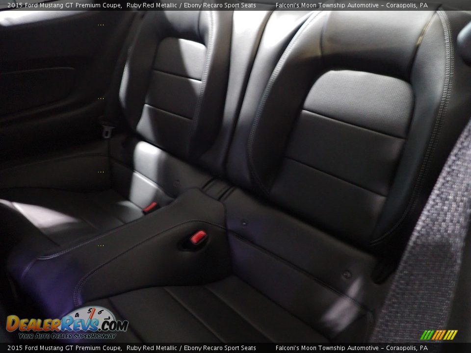 2015 Ford Mustang GT Premium Coupe Ruby Red Metallic / Ebony Recaro Sport Seats Photo #16