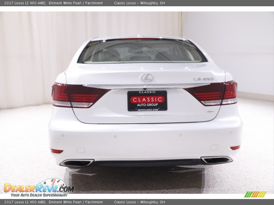 2017 Lexus LS 460 AWD Eminent White Pearl / Parchment Photo #21