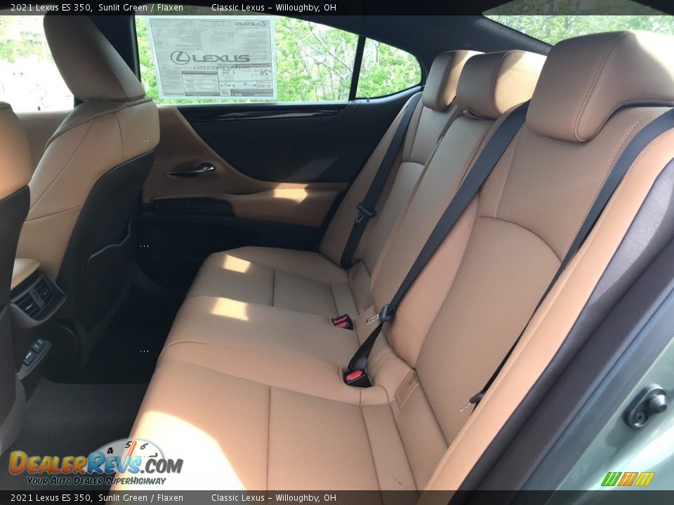 2021 Lexus ES 350 Sunlit Green / Flaxen Photo #3