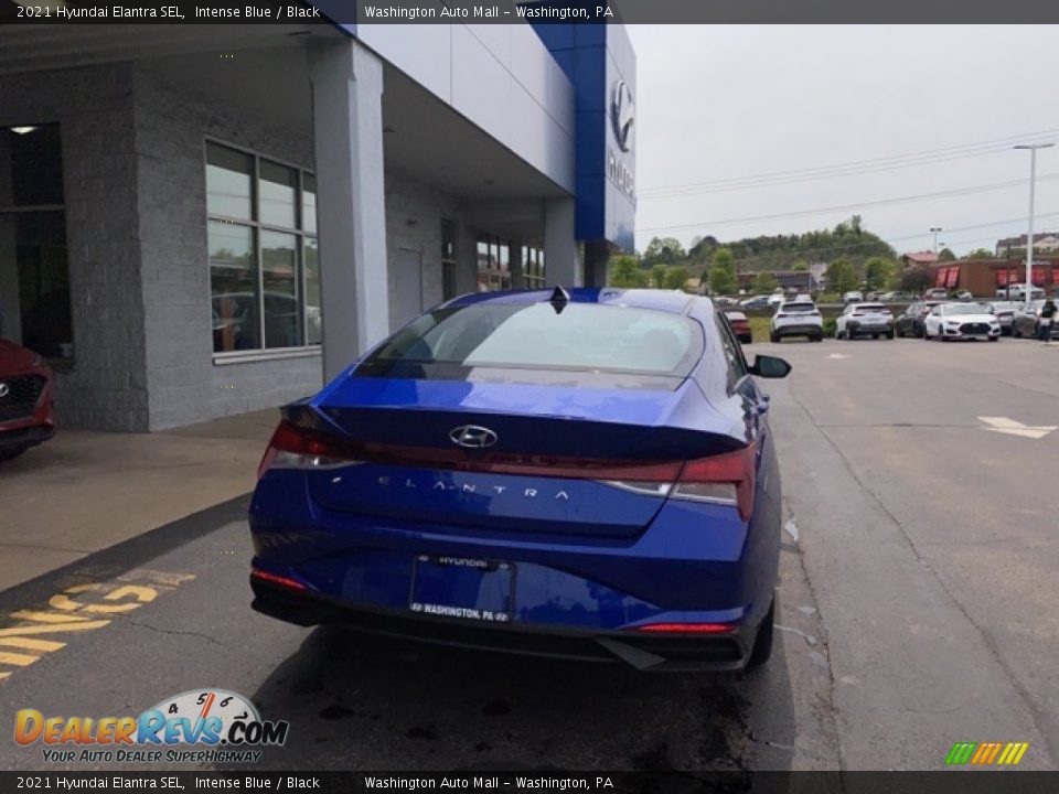 2021 Hyundai Elantra SEL Intense Blue / Black Photo #3