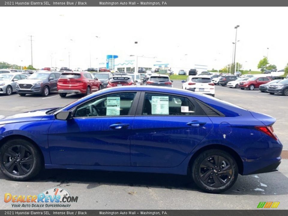 2021 Hyundai Elantra SEL Intense Blue / Black Photo #4