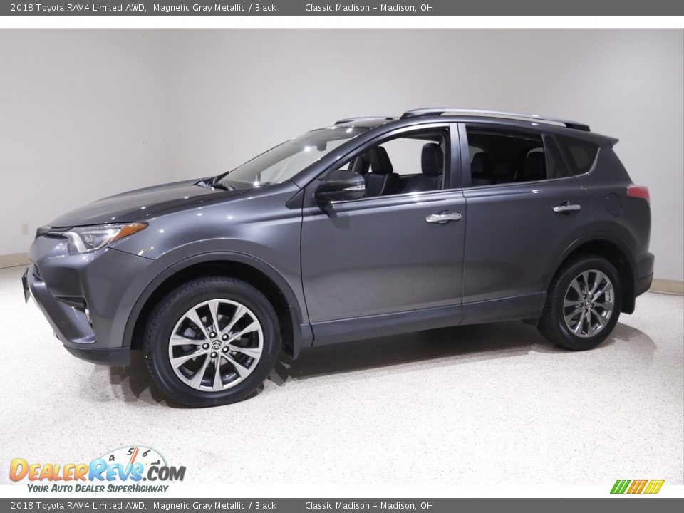 2018 Toyota RAV4 Limited AWD Magnetic Gray Metallic / Black Photo #3