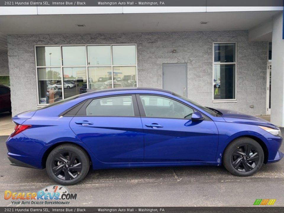 2021 Hyundai Elantra SEL Intense Blue / Black Photo #2