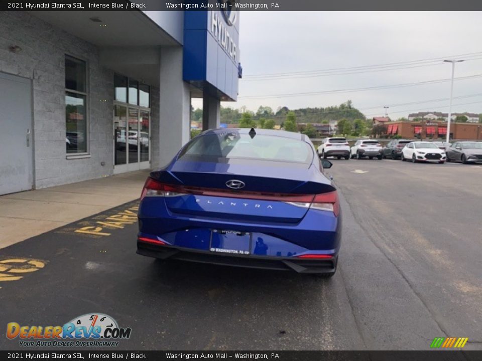 2021 Hyundai Elantra SEL Intense Blue / Black Photo #3