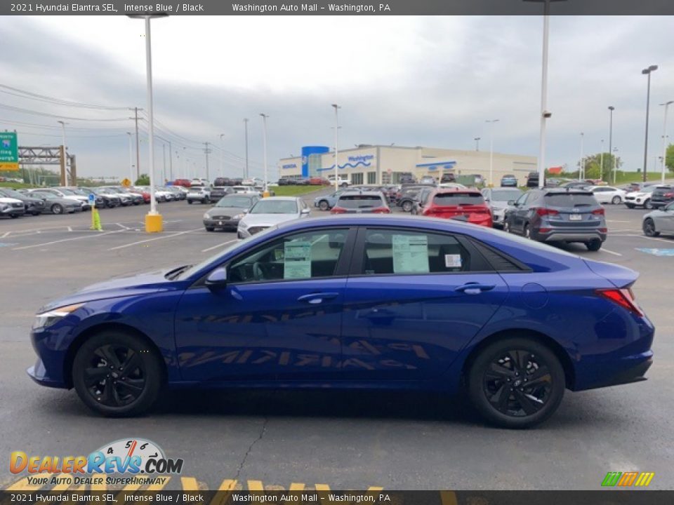 2021 Hyundai Elantra SEL Intense Blue / Black Photo #4