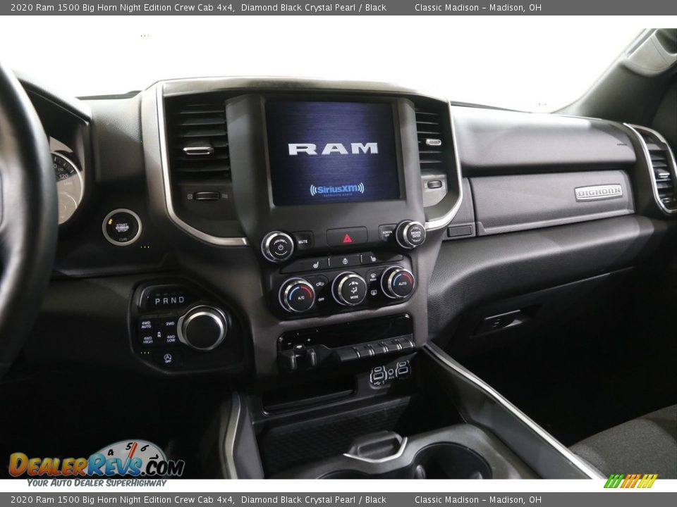 2020 Ram 1500 Big Horn Night Edition Crew Cab 4x4 Diamond Black Crystal Pearl / Black Photo #9