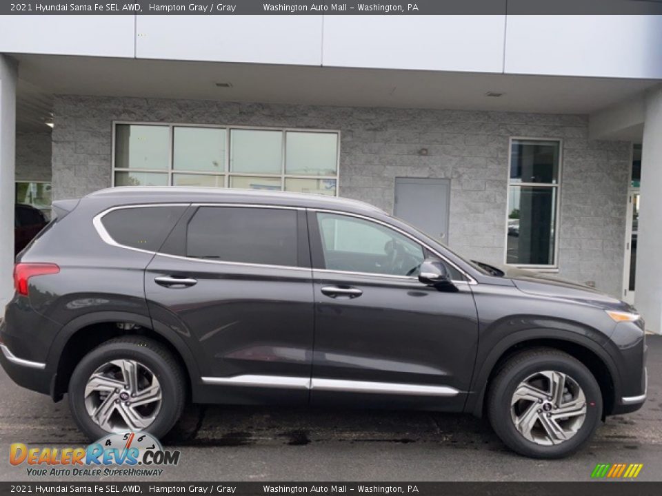 2021 Hyundai Santa Fe SEL AWD Hampton Gray / Gray Photo #2