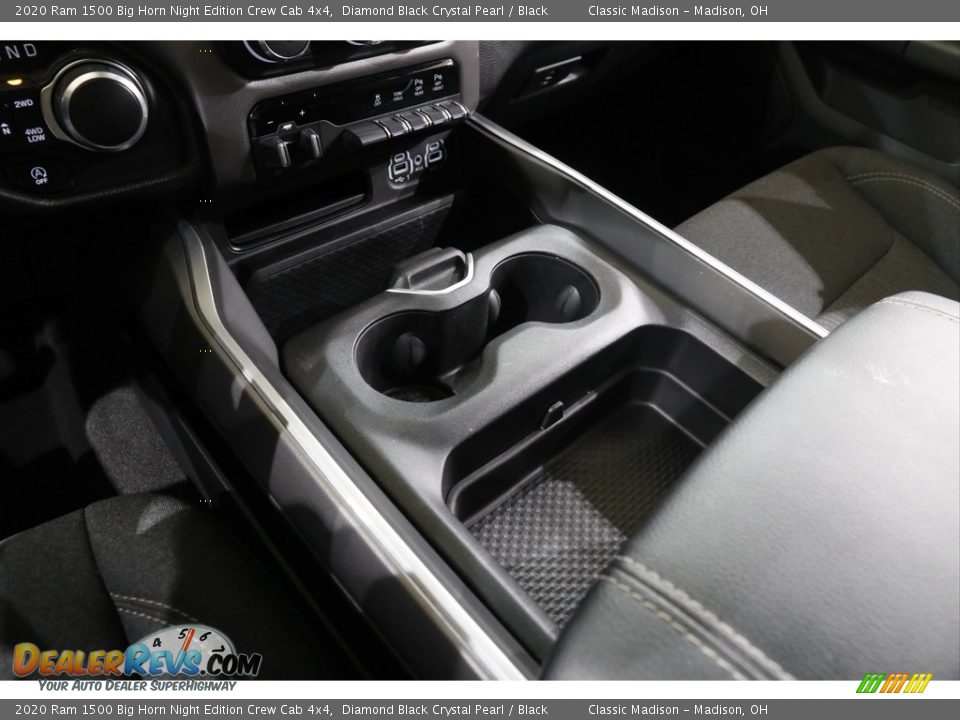 2020 Ram 1500 Big Horn Night Edition Crew Cab 4x4 Diamond Black Crystal Pearl / Black Photo #15
