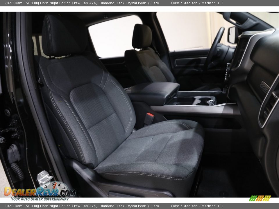 2020 Ram 1500 Big Horn Night Edition Crew Cab 4x4 Diamond Black Crystal Pearl / Black Photo #16