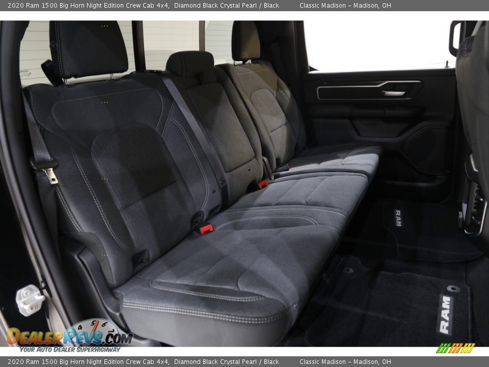 2020 Ram 1500 Big Horn Night Edition Crew Cab 4x4 Diamond Black Crystal Pearl / Black Photo #17