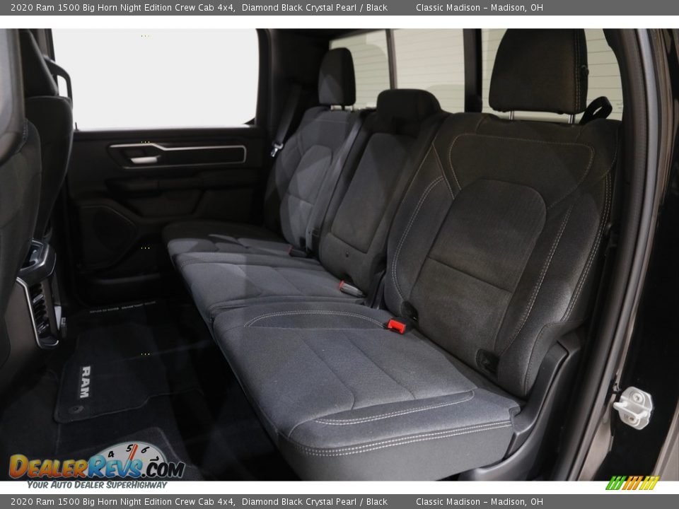 2020 Ram 1500 Big Horn Night Edition Crew Cab 4x4 Diamond Black Crystal Pearl / Black Photo #18