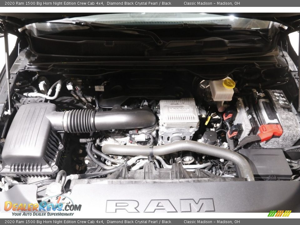 2020 Ram 1500 Big Horn Night Edition Crew Cab 4x4 Diamond Black Crystal Pearl / Black Photo #20