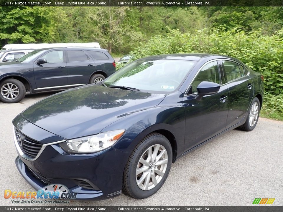 2017 Mazda Mazda6 Sport Deep Crystal Blue Mica / Sand Photo #1