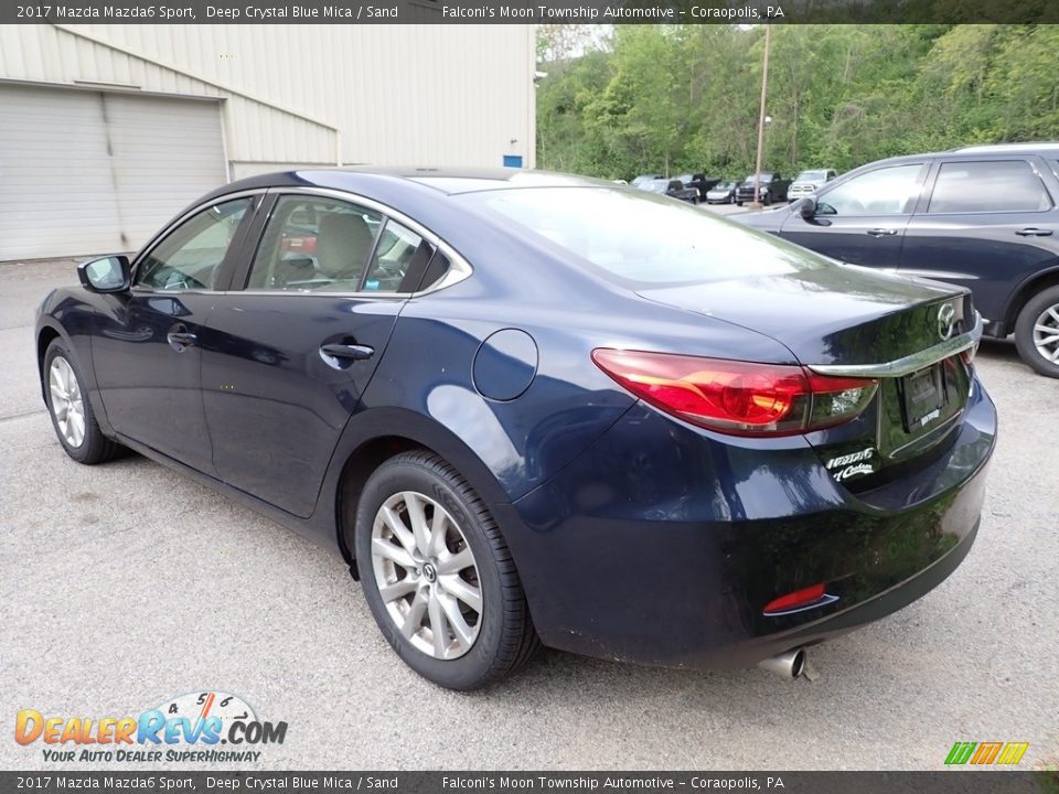 2017 Mazda Mazda6 Sport Deep Crystal Blue Mica / Sand Photo #2