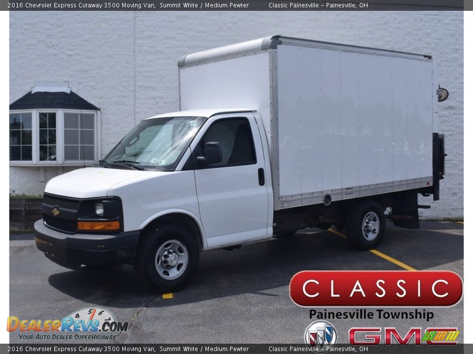 2016 Chevrolet Express Cutaway 3500 Moving Van Summit White / Medium Pewter Photo #1