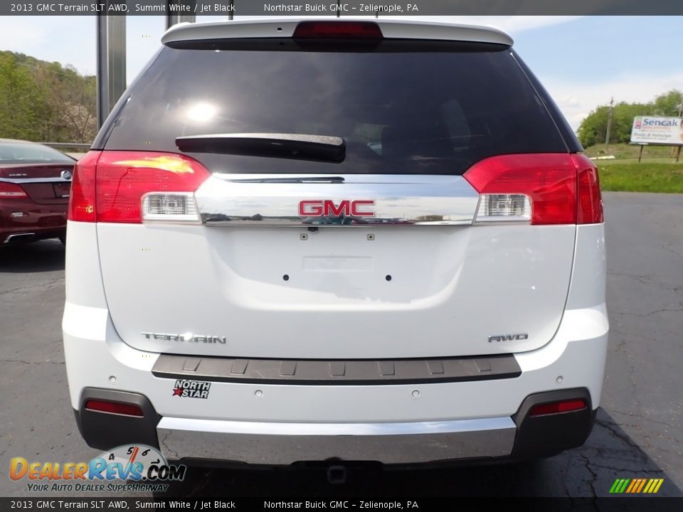 2013 GMC Terrain SLT AWD Summit White / Jet Black Photo #9