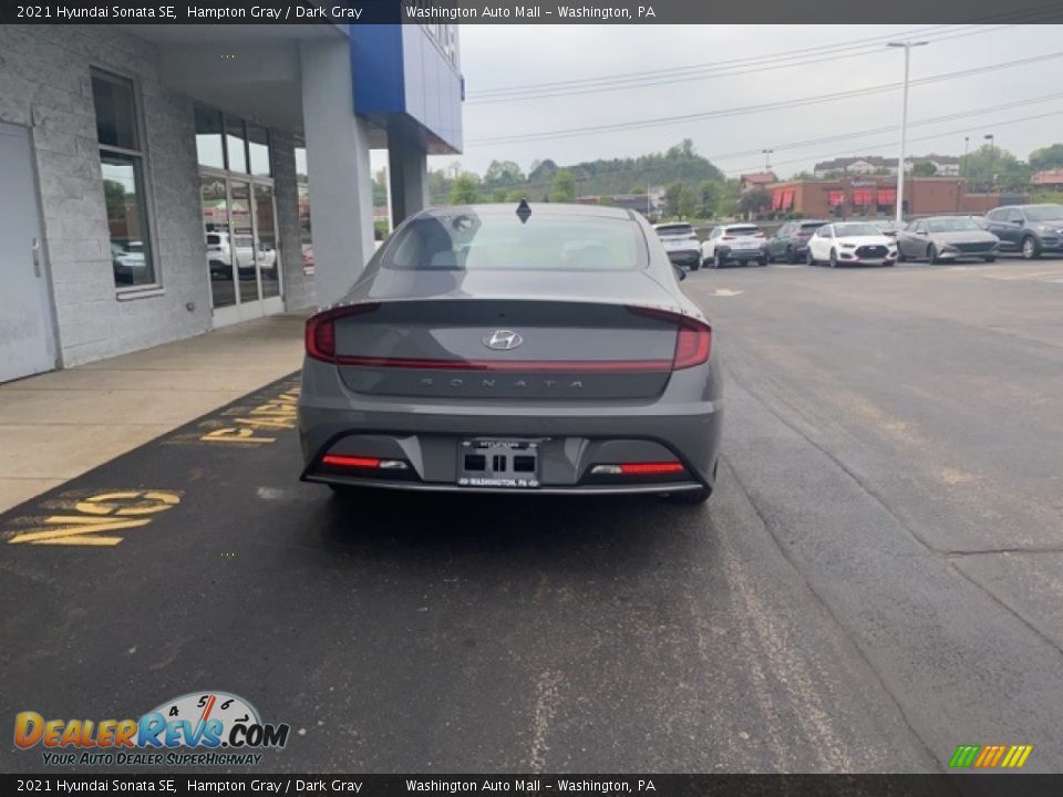 2021 Hyundai Sonata SE Hampton Gray / Dark Gray Photo #3