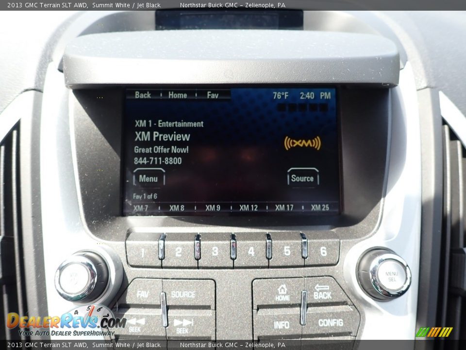 Controls of 2013 GMC Terrain SLT AWD Photo #23