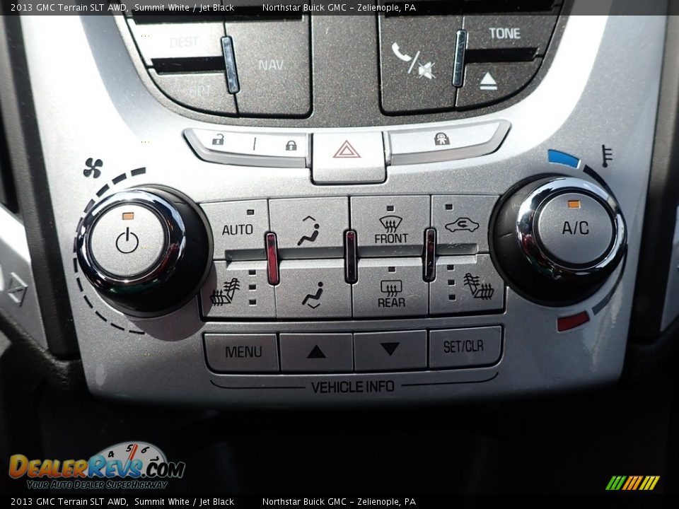 Controls of 2013 GMC Terrain SLT AWD Photo #25
